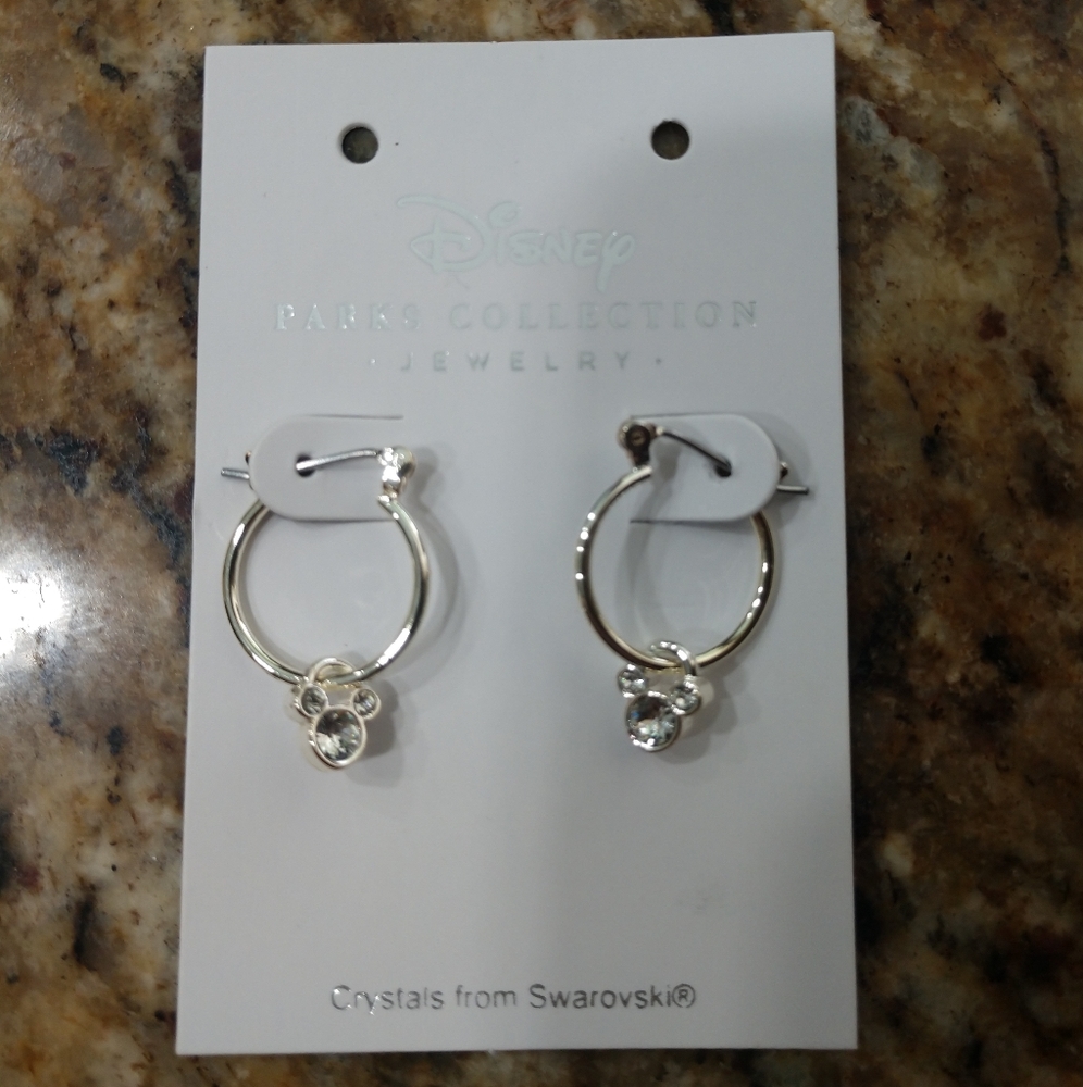 NEW Swarovski Mickey Mouse Disney Earings